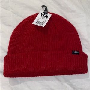NWT Vans red beanie